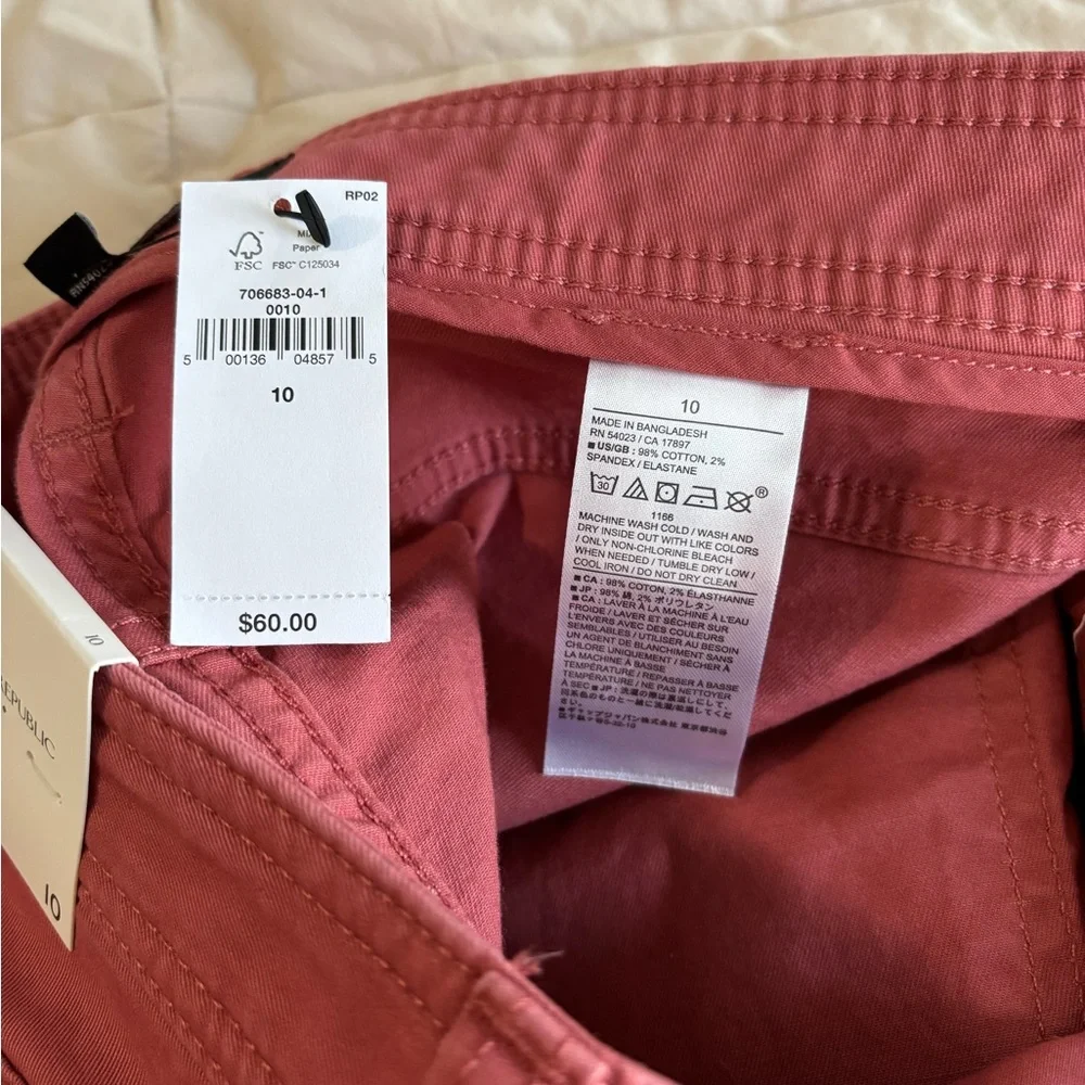 NWT Banana Republic Chino Short - Picture 6 of 6